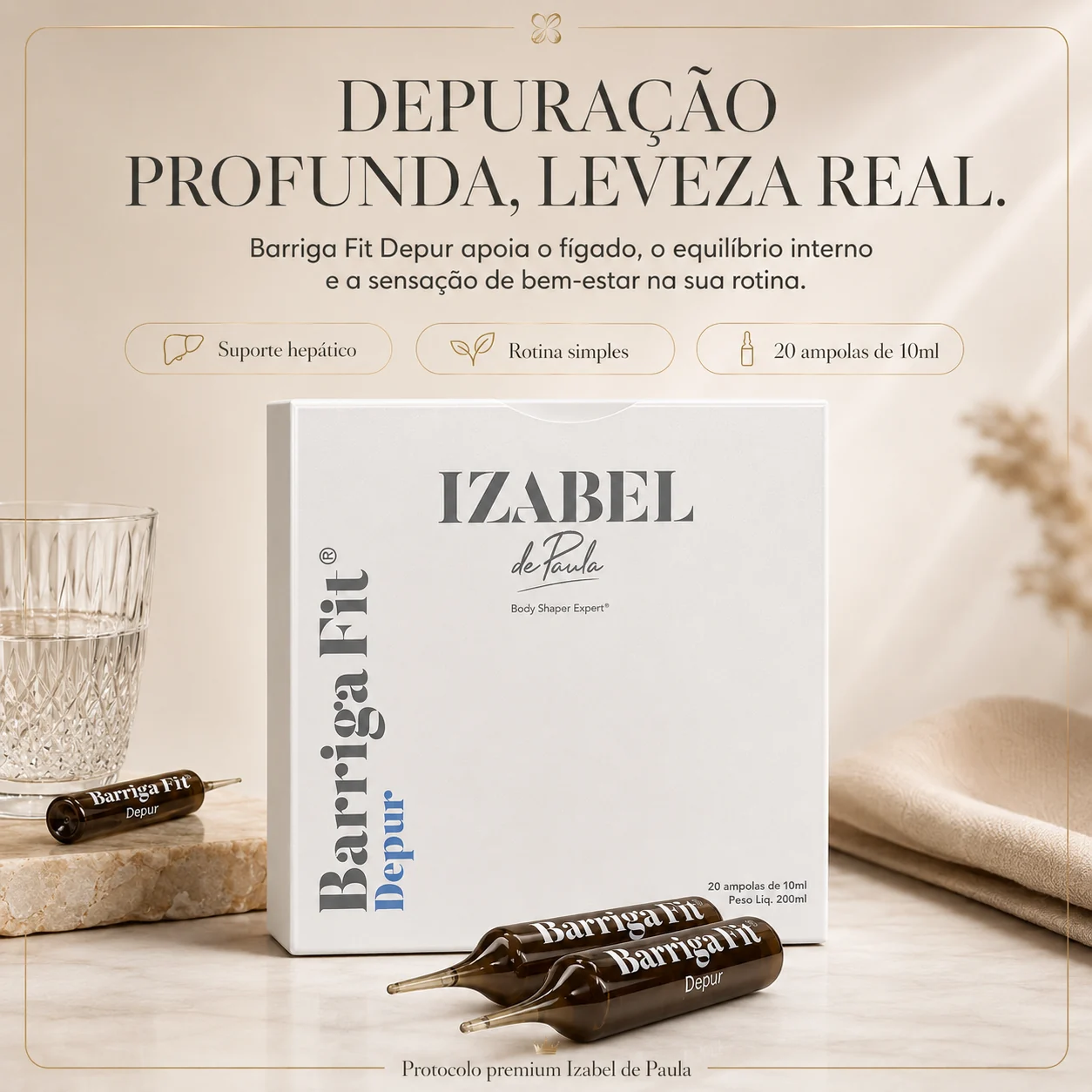 barriga fit depur — imagem premium do protocolo