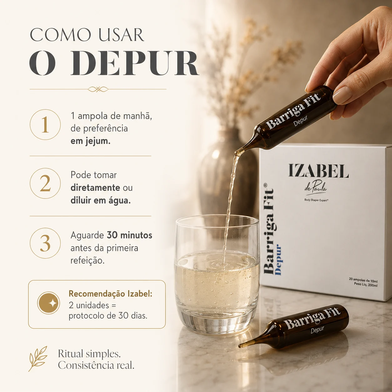 barriga fit depur — imagem premium do protocolo