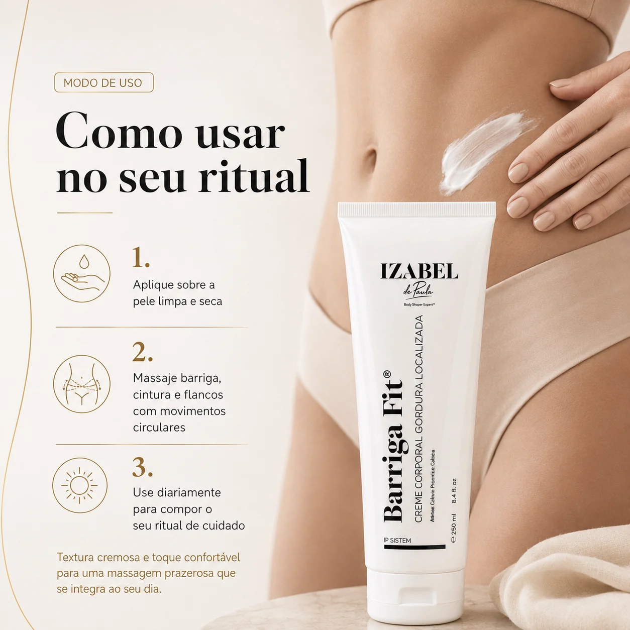 creme barriga fit — imagem premium do protocolo