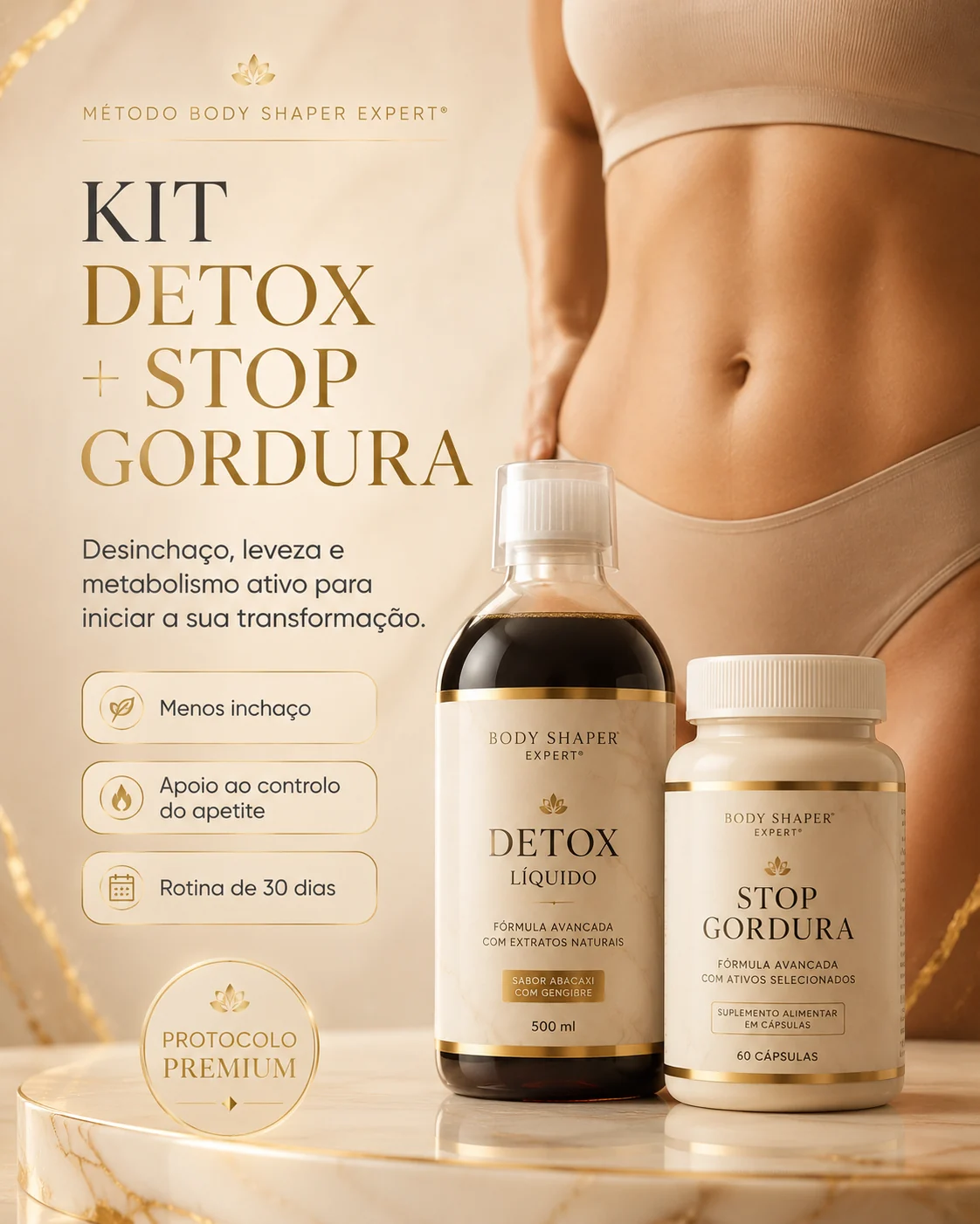 Kit Detox + Stop Gordura premium